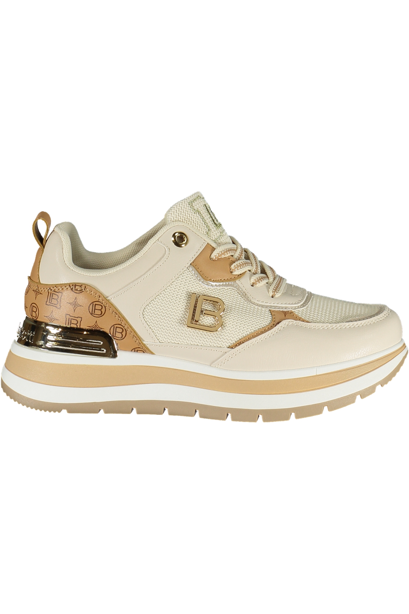 LAURA BIAGIOTTI WOMEN’S BEIGE SPORTS SHOES