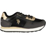 US POLO ASSN. BLACK CHILDREN’S SPORTS SHOES