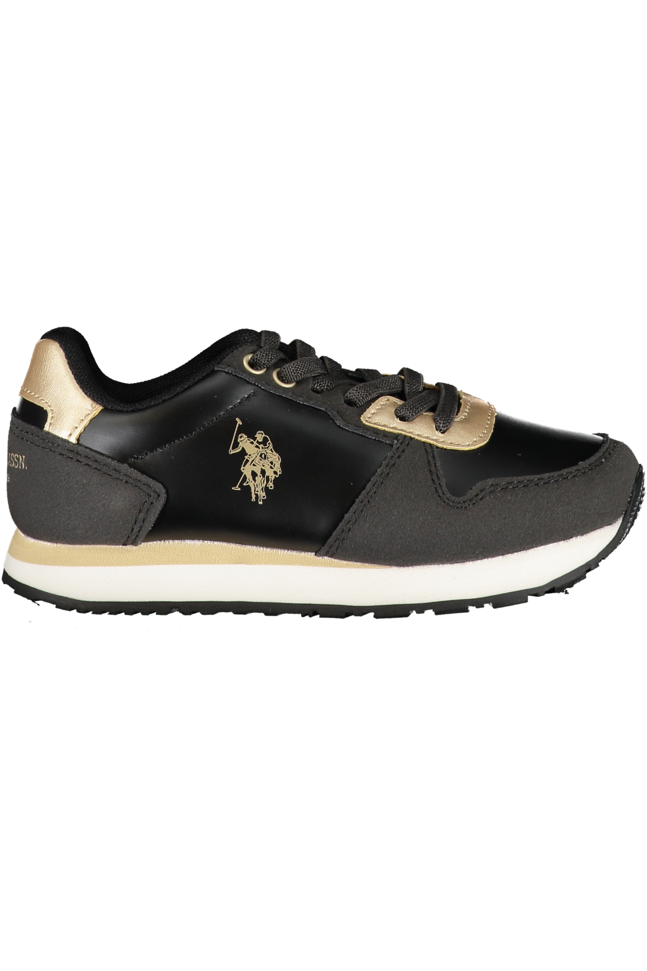 US POLO ASSN. BLACK CHILDREN’S SPORTS SHOES