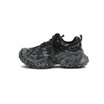 Women’s Distressed Chunky Platform Sneakers – Caged Lace-Up Trainers