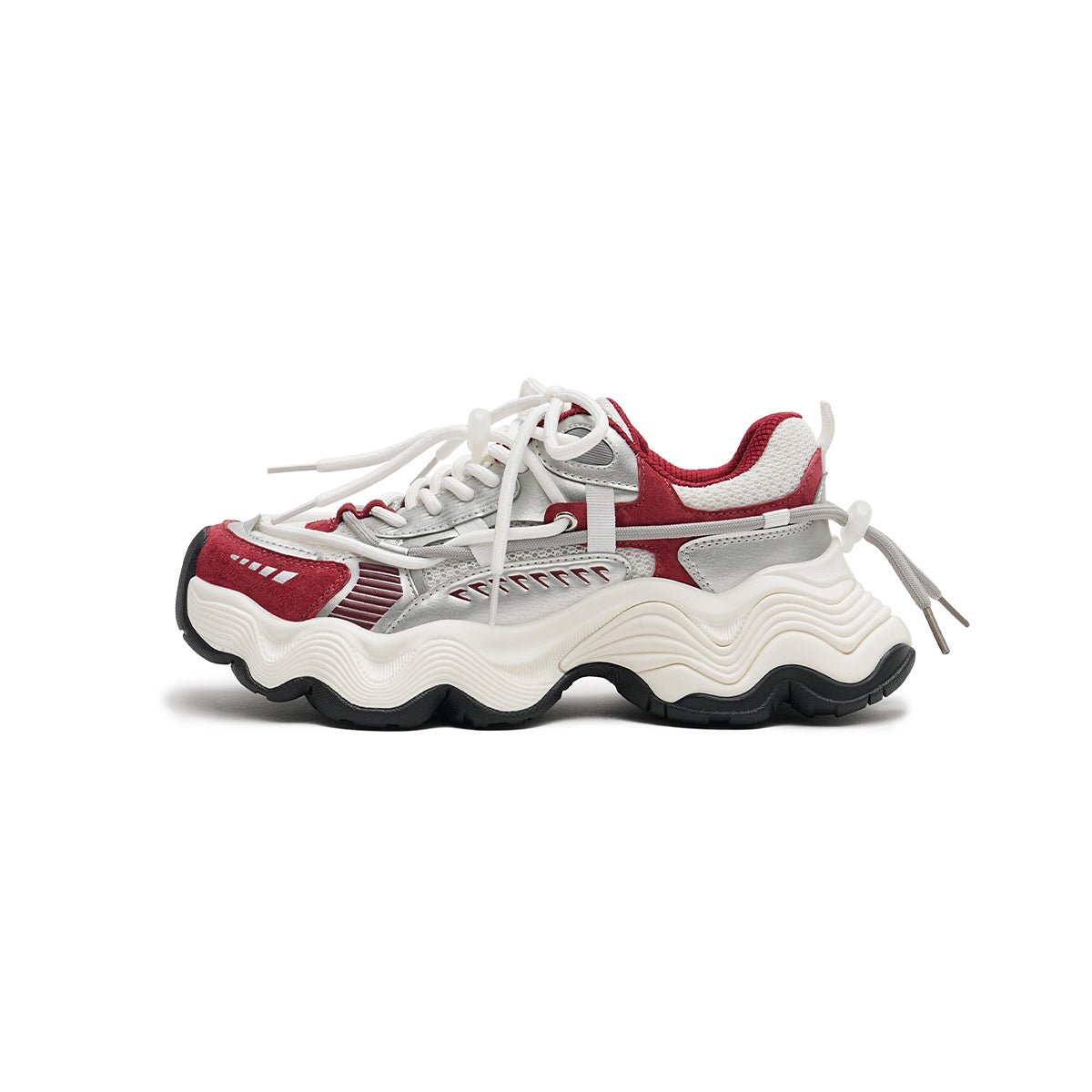 Women’s Wave Platform Sports Sneakers – Breathable Chunky Trainers